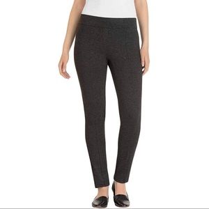 Hilary Radley Charcoal Ponte Pants